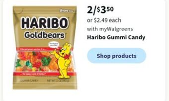 Walgreens Haribo gummi candy offer