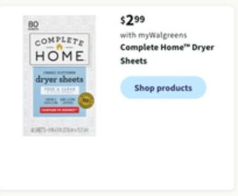 Walgreens Assorted products offer