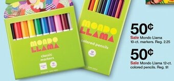 Target Mondo Llama 10-ct. markers offer
