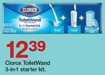 Target Clorox ToiletWand 3-in-1 starter kit. offer