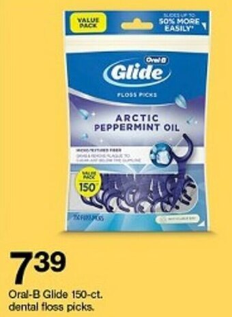 Target Oral-B Glide 150-ct. dental floss picks. offer