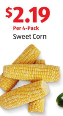 Aldi Sweet corn offer