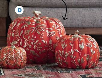 Sam's Club Set of 3 harvest pumpkins offer