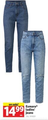 Lidl Esmara ladies' jeans offer