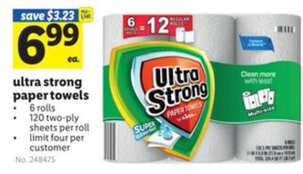 Lidl Ultra strong paper towels offer