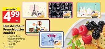 Lidl Duc de coeur french butter cookies offer