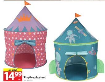 Lidl Playtive play tent offer
