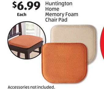 Aldi Huntington home memory foam chair pad offer