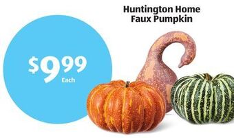 Aldi Huntington home faux pumpkin offer