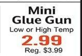 Hobby Lobby Mini glue gun offer