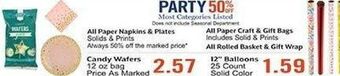 Hobby Lobby All paper napkins & plates offer