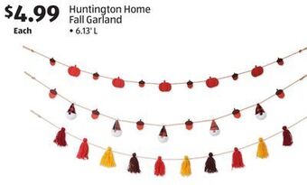 Aldi Huntington home fall garland offer
