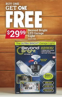 Ace Hardware Beyond bright led garage light offer