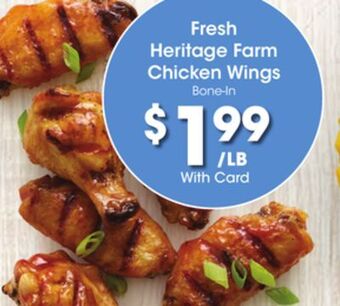 Kroger Fresh heritage farm chicken wings offer
