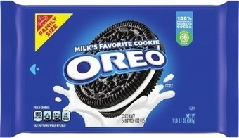 Kroger Nabisco family size oreo or chips ahoy cookies offer