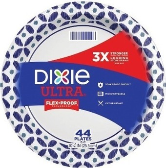 Kroger Dixie paper plates offer
