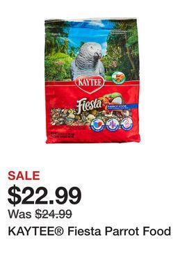 Petsmart Kaytee fiesta parrot food offer