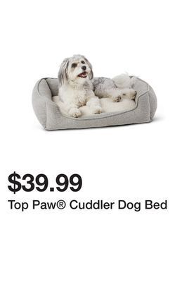 Petsmart Top paw cuddler dog bed offer