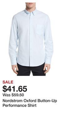Nordstrom Nordstrom oxford button-up performance shirt offer