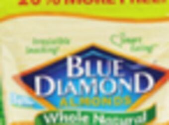 Ocean State Job Lot Blue diamond almonds offer