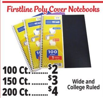 Ocean State Job Lot First class 1 subject college ruled spiral notebook, 100 sheets offer