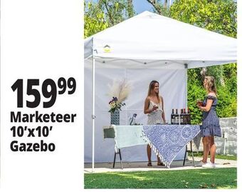 Ocean State Job Lot Marketeer 10'x10' one-touch pop-up gazebo offer