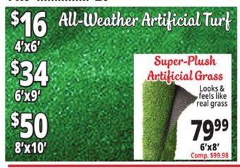 Ocean State Job Lot Artificial grass offer