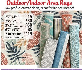 Ocean State Job Lot Outdoor rugs offer