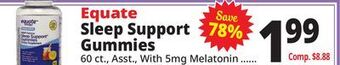 Ocean State Job Lot Equate sleep support gummies offer