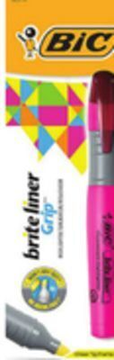 Ocean State Job Lot Bic brite liner grip highlighters, 4-piece offer