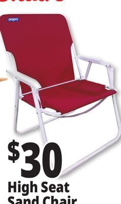 Ocean State Job Lot High seat sand chair offer