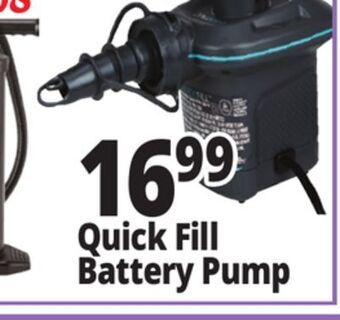 Ocean State Job Lot Intex quick-fill electric air pump offer