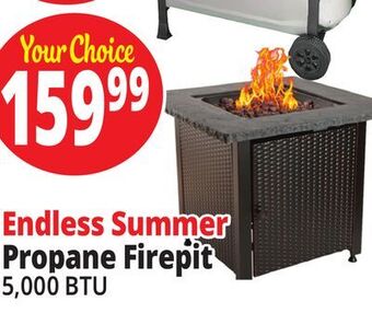 Ocean State Job Lot Endless summer square lp gas outdoor fire pit with cover offer