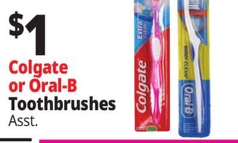 Ocean State Job Lot Colgate or oral-b toothbrushes offer