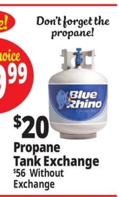 Ocean State Job Lot Propane tank exchange offer