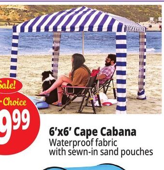 Ocean State Job Lot Crown shades cape cabana beach canopy, 6.5 offer