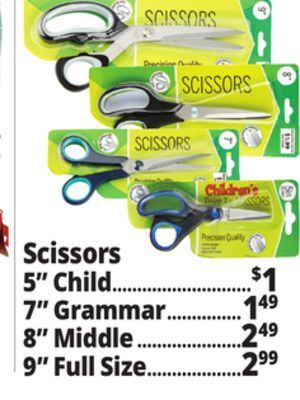 Ocean State Job Lot Children's blunt tip scissors, 5 offer