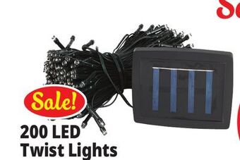 Ocean State Job Lot Solar twist lights, 200 lights offer