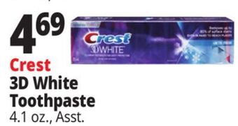 Ocean State Job Lot Crest 3d white toothpaste offer