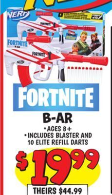 Ollie's Nerf fortnite b-ar offer