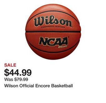 Dick's Sporting Goods Wilson official encore basketball offer