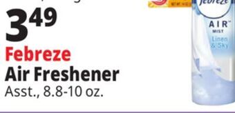 Ocean State Job Lot Febreze air freshener offer