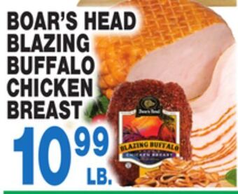 Bravo Supermarkets Boar's head blazing buffalo chicken breast offer