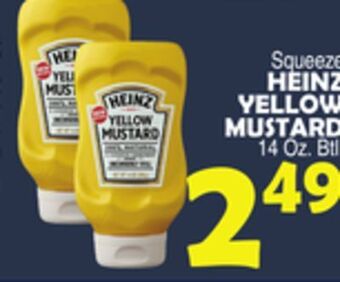 Bravo Supermarkets Heinz yellow mustard offer