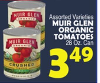 Bravo Supermarkets Muir glen organic tomatoes offer