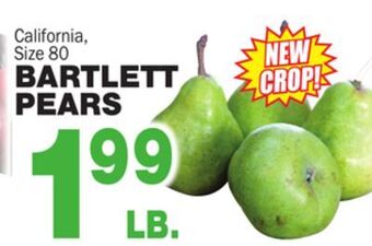 Bravo Supermarkets Bartlett pears offer