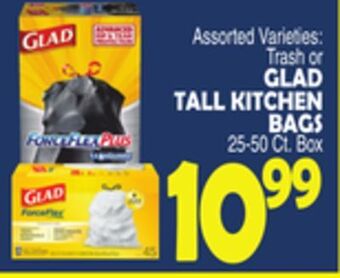 Bravo Supermarkets Glad tall kitchen bags offer
