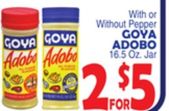 Bravo Supermarkets Goya adobo offer
