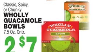Bravo Supermarkets Wholly guacamole bowls offer