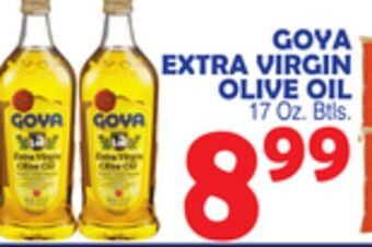 Bravo Supermarkets Goya extra virgin olive oil offer